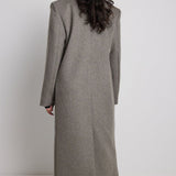 NA-KD Oversize Single Breasted Coat In Grey