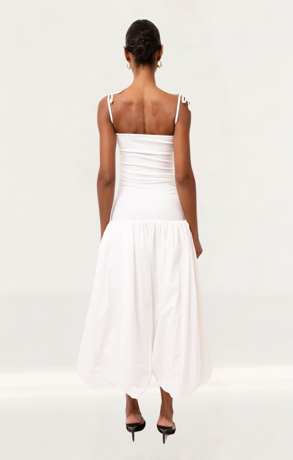 Amy Lynn Alexa White Puffball Dress