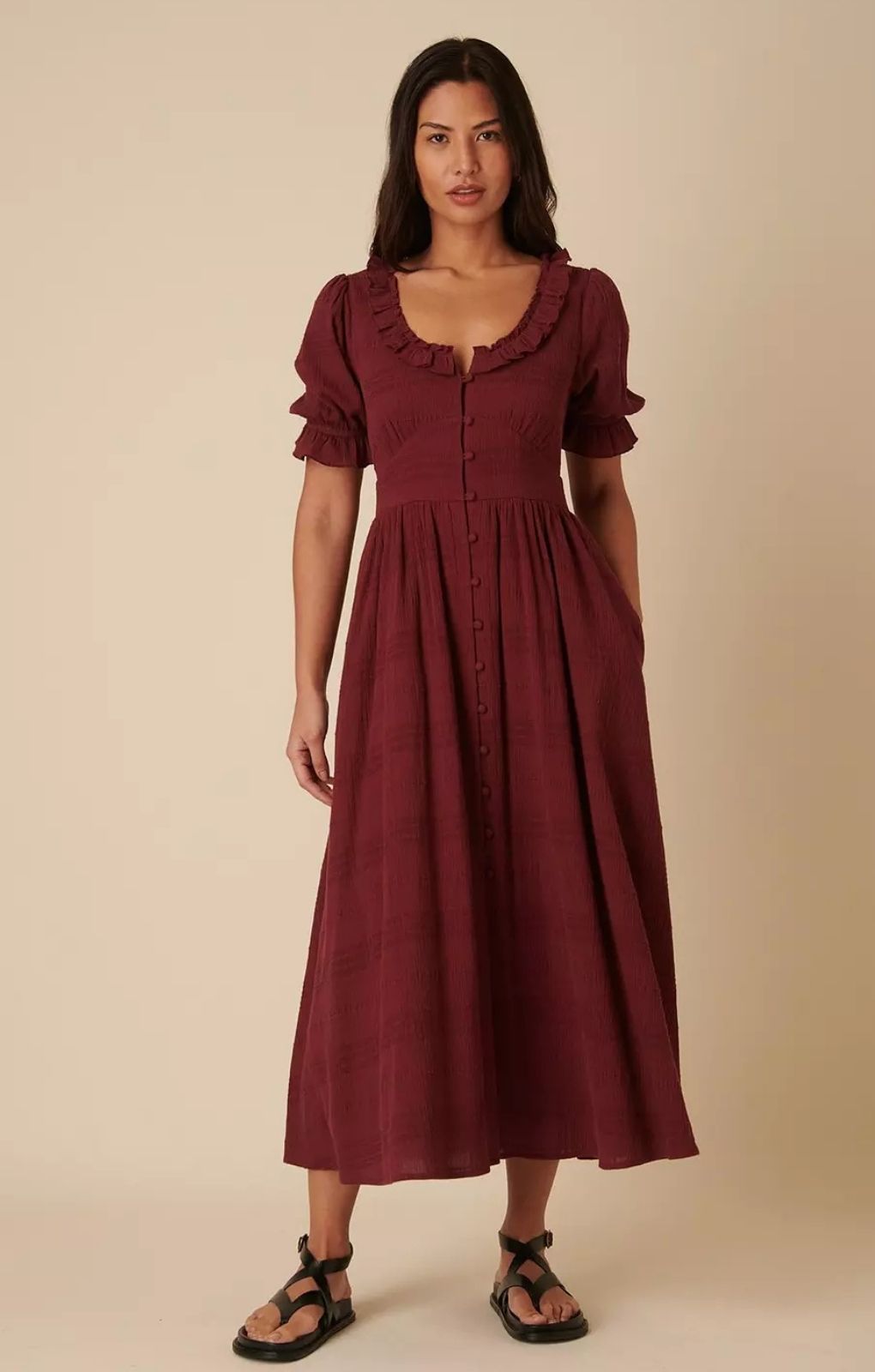 Nobody's Child Flossie Midaxi Dress Red
