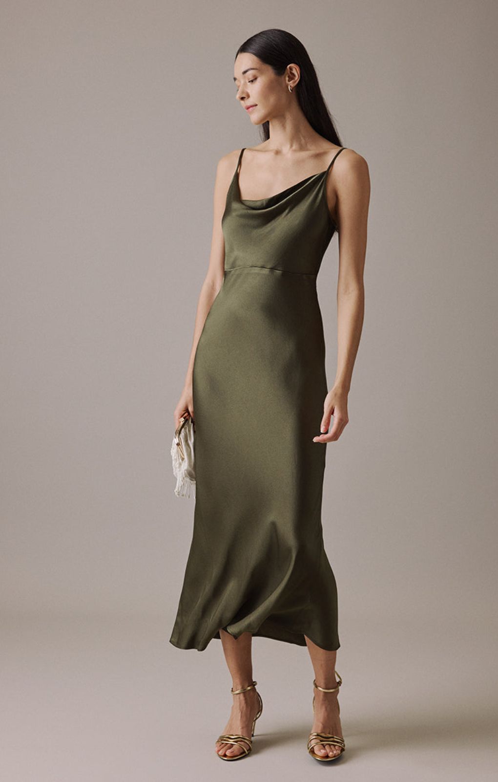 open back green dress Haley Open Back Sash Mermaid Formal Dress main image 1