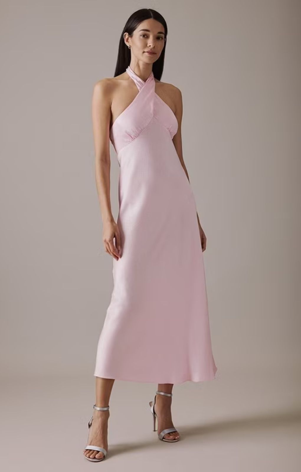 Nobody's Child Pink Novie Midaxi Dress – dresses by Nobody's Child, available to rent from Hirestreet