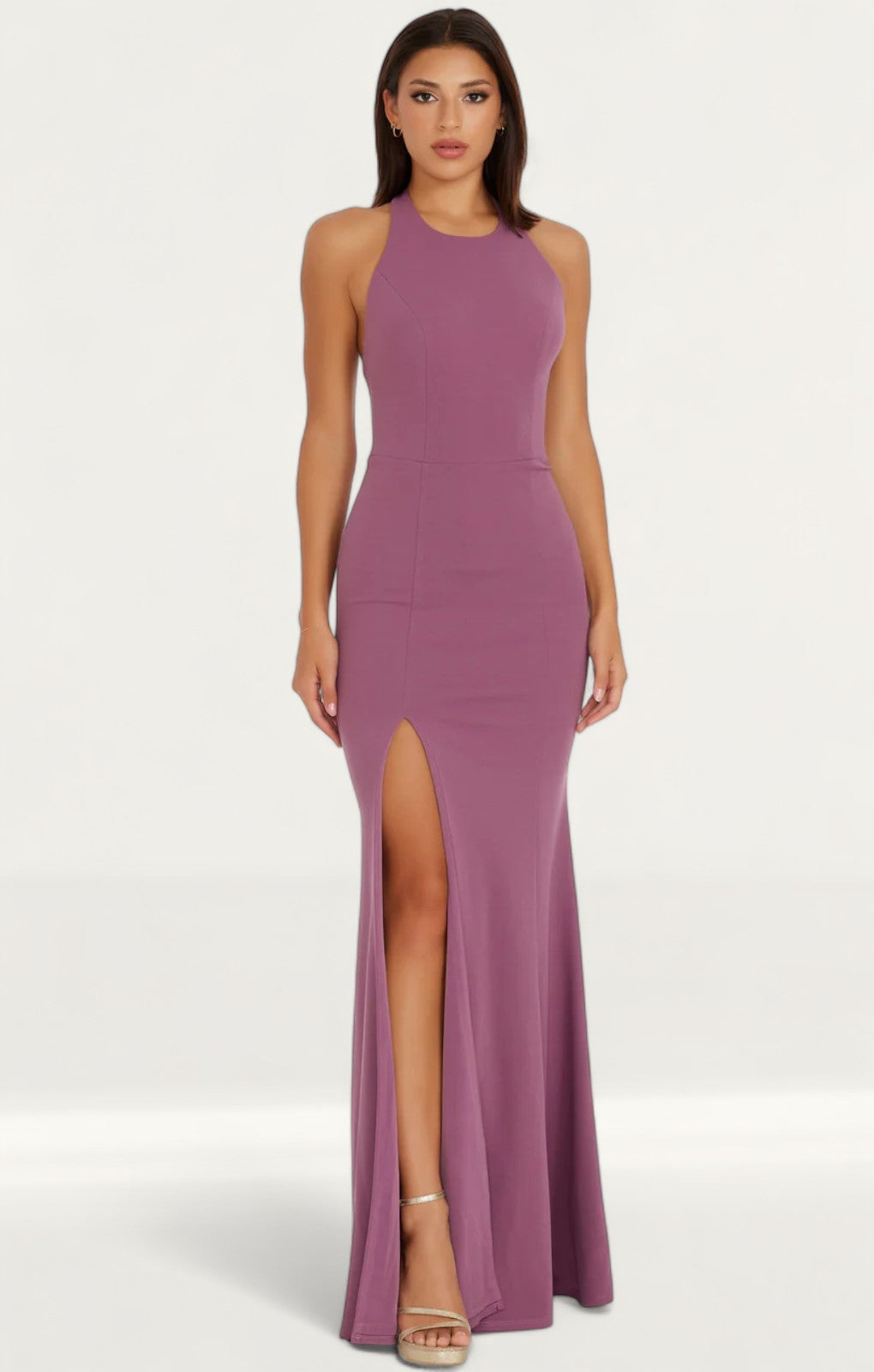 After Midnight Halter Top in Orchid