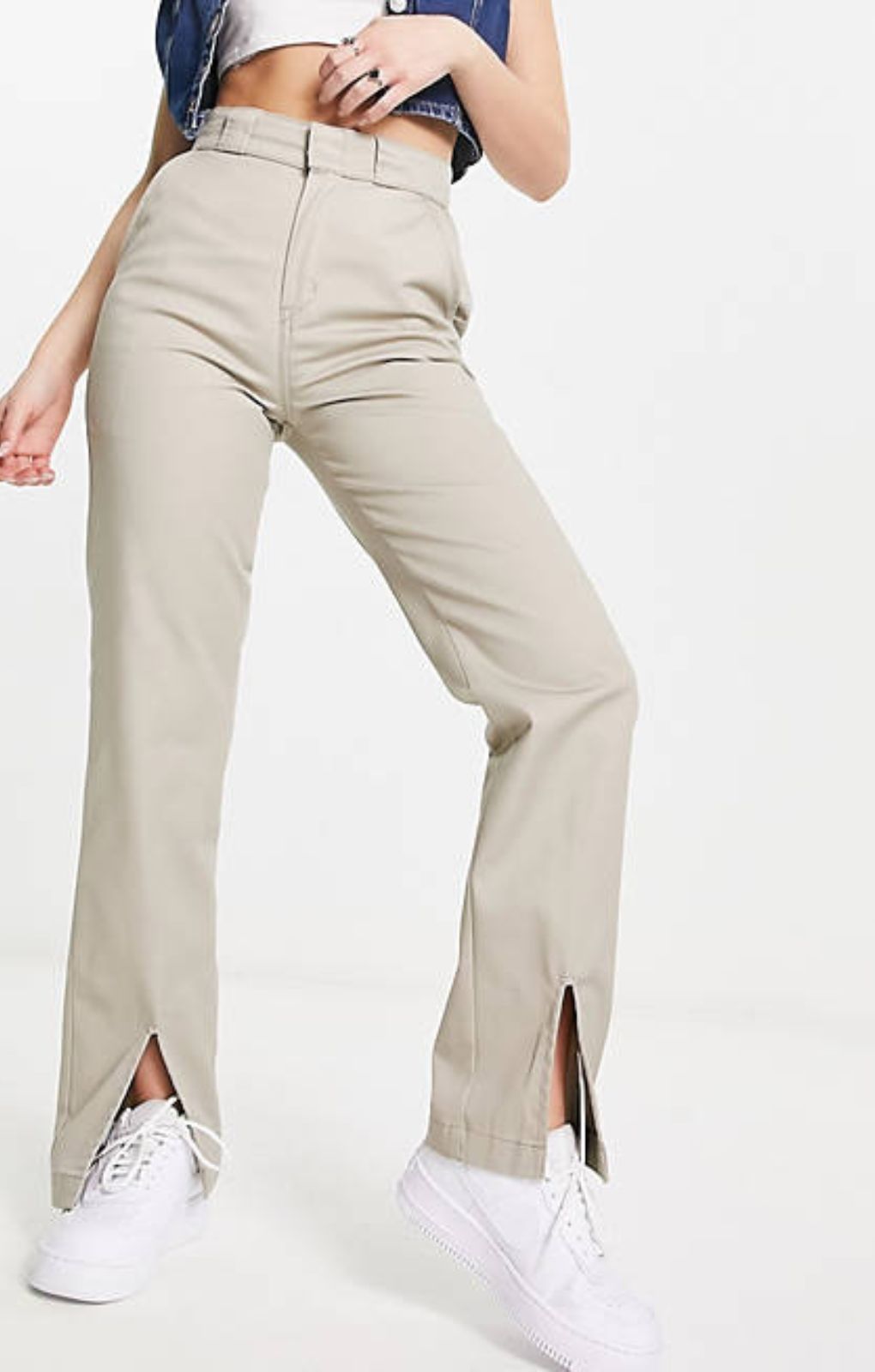 Dickies Phoenix Trousers In Beige – trousers by Dickies, available to rent from Hirestreet