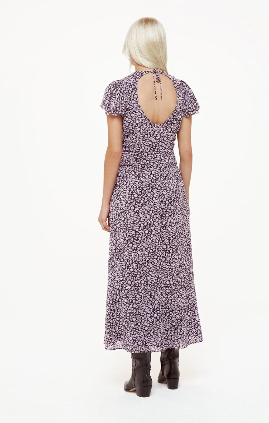 Whistles Daisy Field Midaxi Dress In Purple – dresses by Whistles, available to rent from Hirestreet