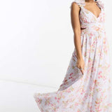 Forever New Ruffle Strap Maxi Dress In Floral – dresses by Forever New, available to rent from Hirestreet