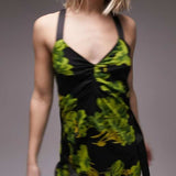 Topshop Floral Print Cami Midi Dress In Multi – dresses by Topshop, available to rent from Hirestreet