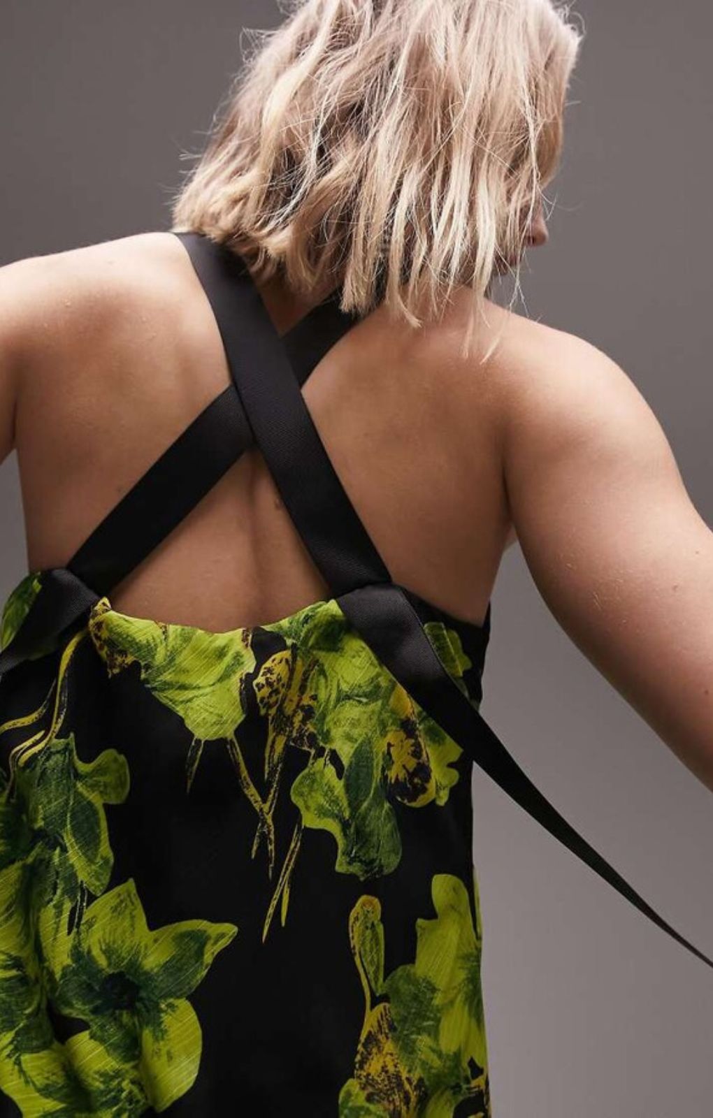 Topshop Floral Print Cami Midi Dress In Multi – dresses by Topshop, available to rent from Hirestreet