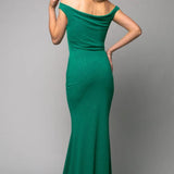 Roserry Venice Maxi Jersey Dress In Green