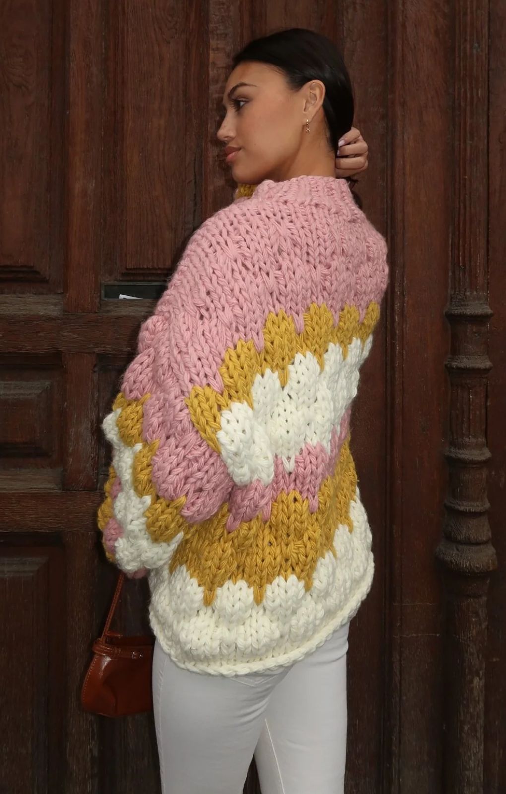 Kiwi & Co Honeybee Sweetheart Chunky Knit Jumper