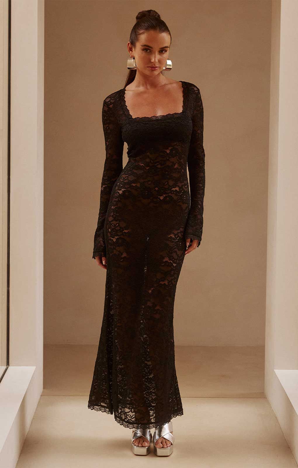 Runaway The Label Black Kaia Maxi Dress