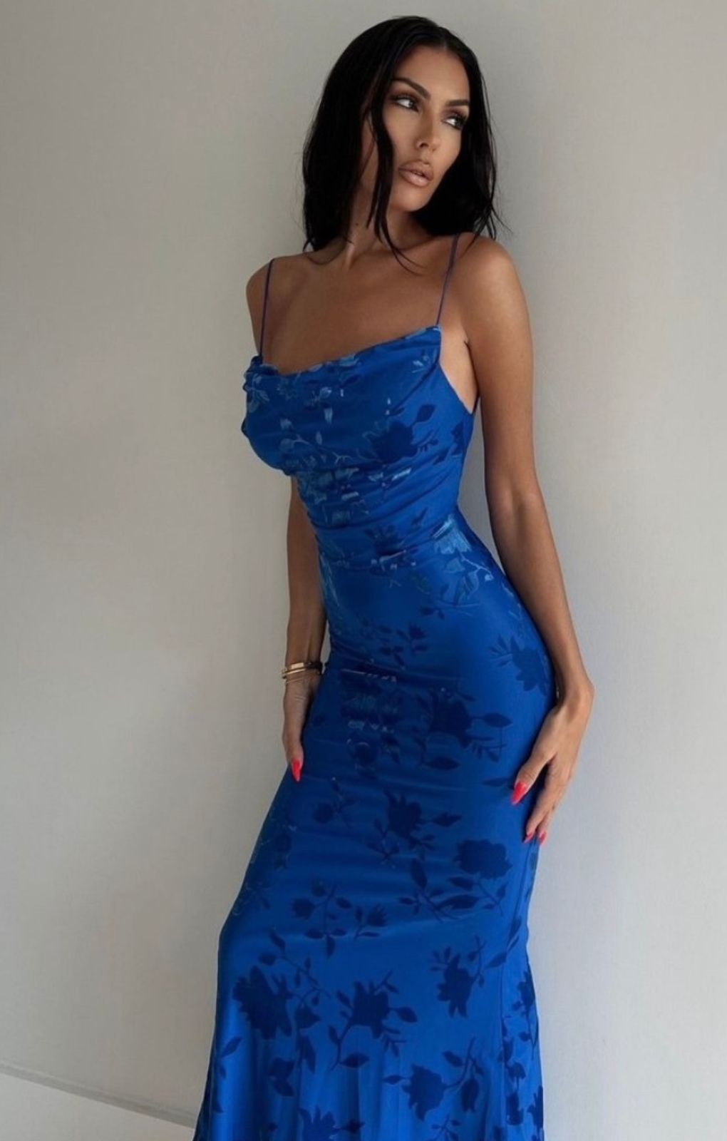 Runaway The Label Blue Pretoria Maxi Dress