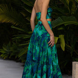 Runaway The Label Calista Green Skirt and Top Co-Ord