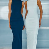 Runaway The Label Jae Navy Midi Dress