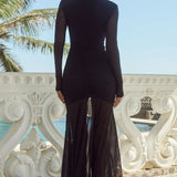 Runaway The Label Juni Black Maxi Dress