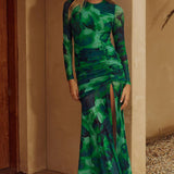 Runaway The Label Lucinda Green Maxi Dress