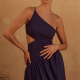 Runaway The Label Navy Incanto Maxi Dress