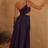 Runaway The Label Navy Incanto Maxi Dress