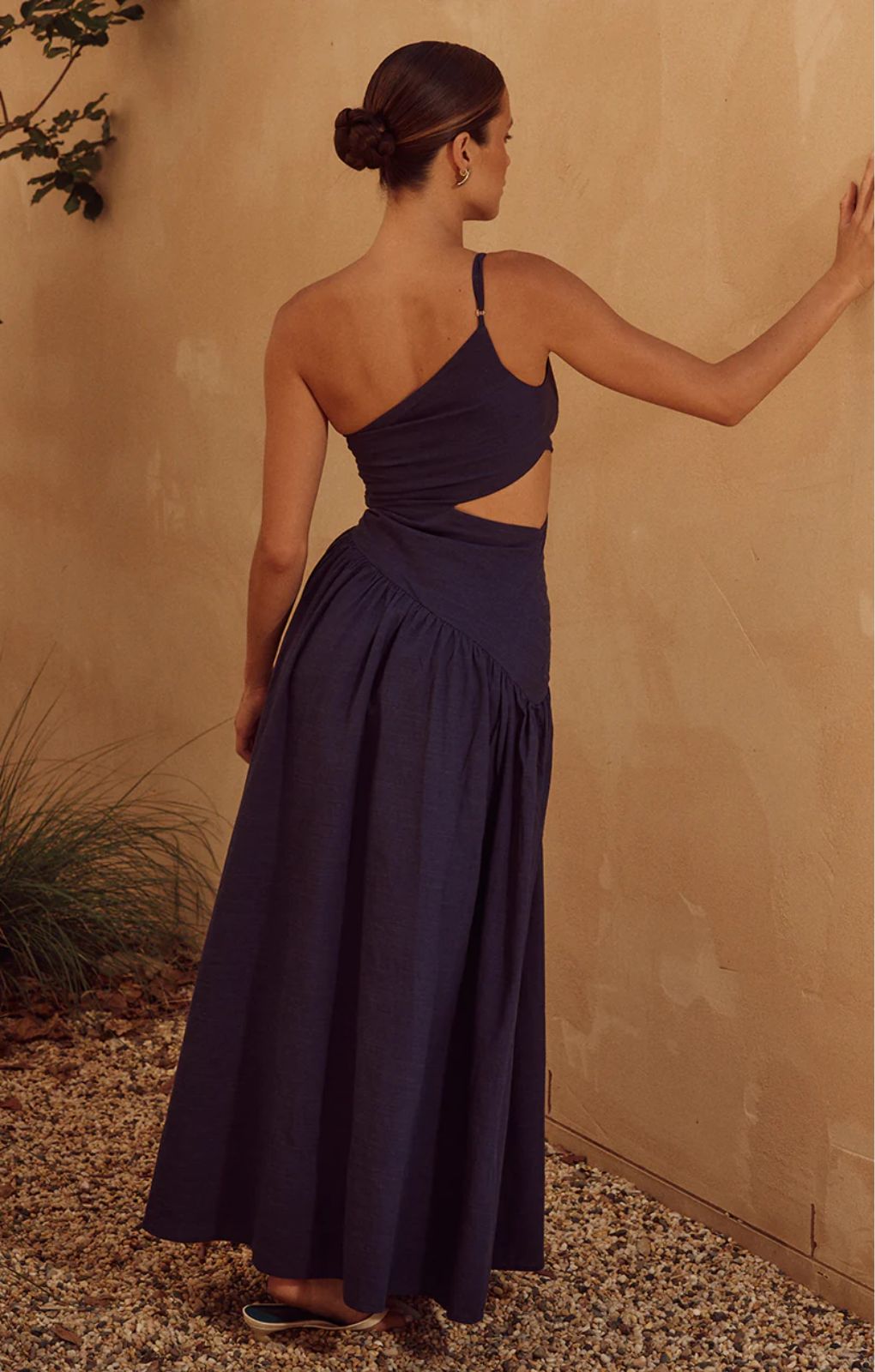 Runaway The Label Navy Incanto Maxi Dress