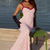 Runaway The Label Sarta Lace Musk Maxi Dress – dresses by Runaway The Label, available to rent from Hirestreet