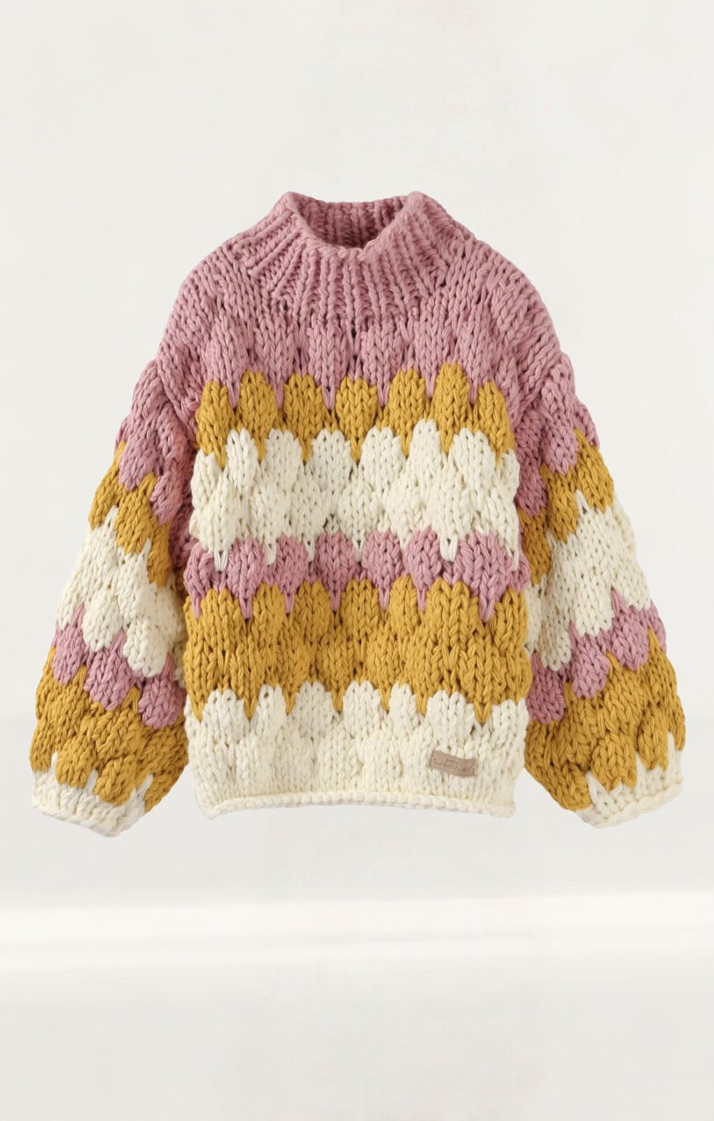 Kiwi & Co Honeybee Sweetheart Chunky Knit Jumper