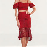 TwoSisters The Label Serena Set In Burnt Orange