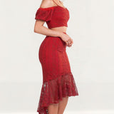 TwoSisters The Label Serena Set In Burnt Orange
