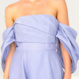 Talulah Dahlia Dusky Blue Midi Dress