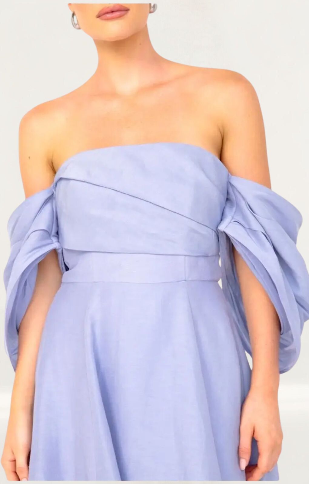 Talulah Dahlia Dusky Blue Midi Dress