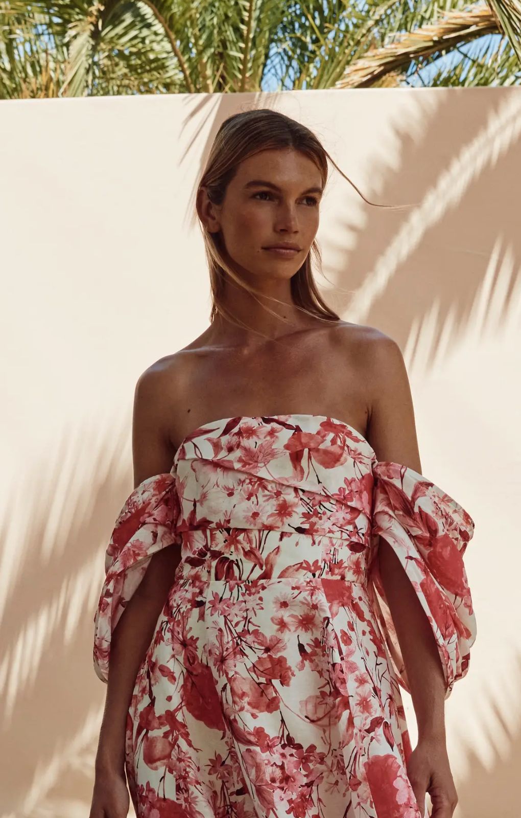 Talulah Dahlia Print Midi Dress