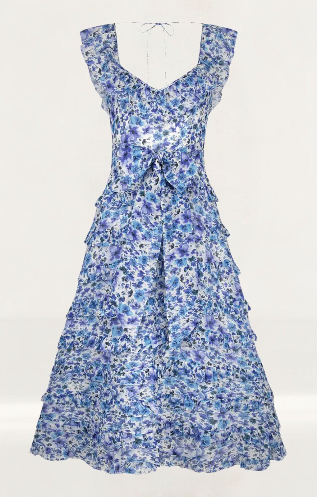 Talulah Petula Blue Floral Midi Dress