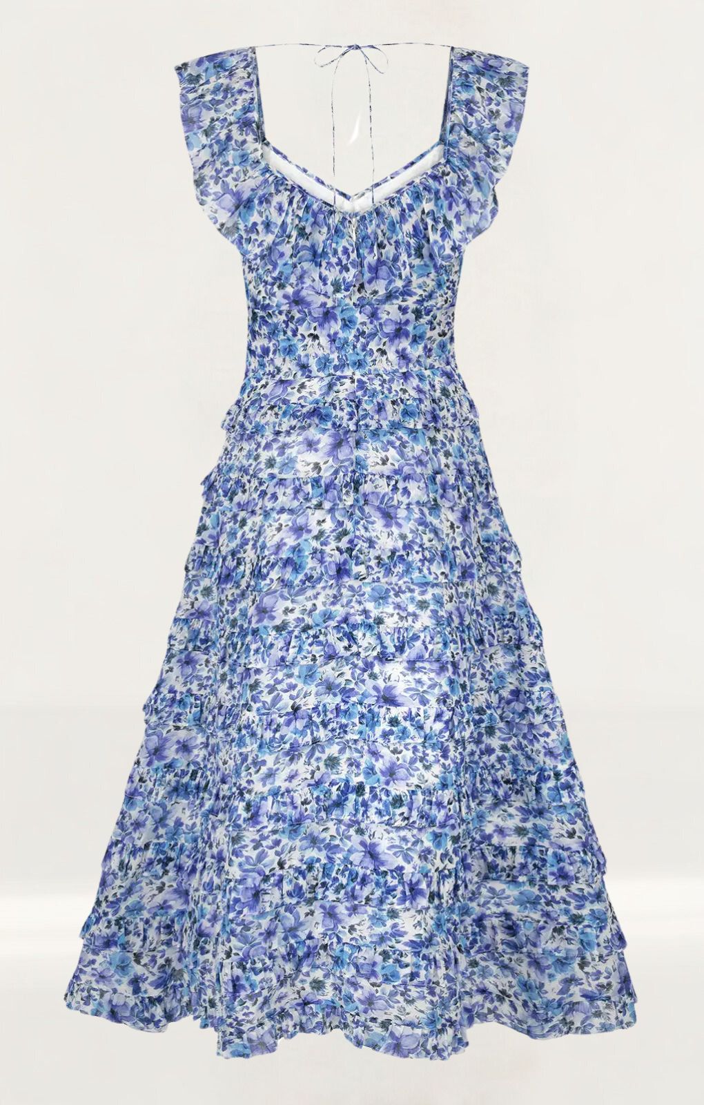 Talulah Petula Blue Floral Midi Dress