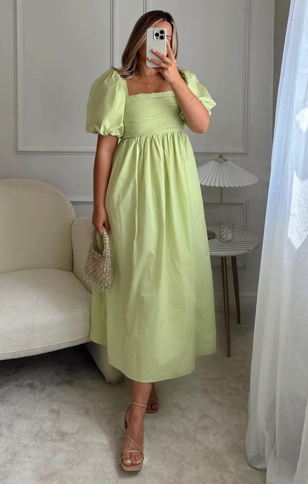 Rent Nobody's Child Nova Midi in Neon Green