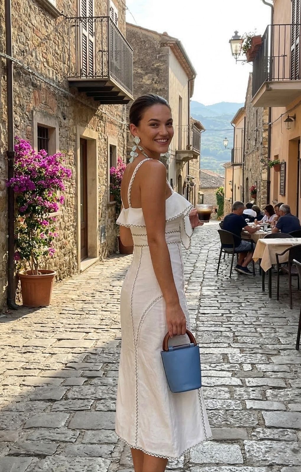 Rent Talulah White Champagne Cocktail Midi Dress