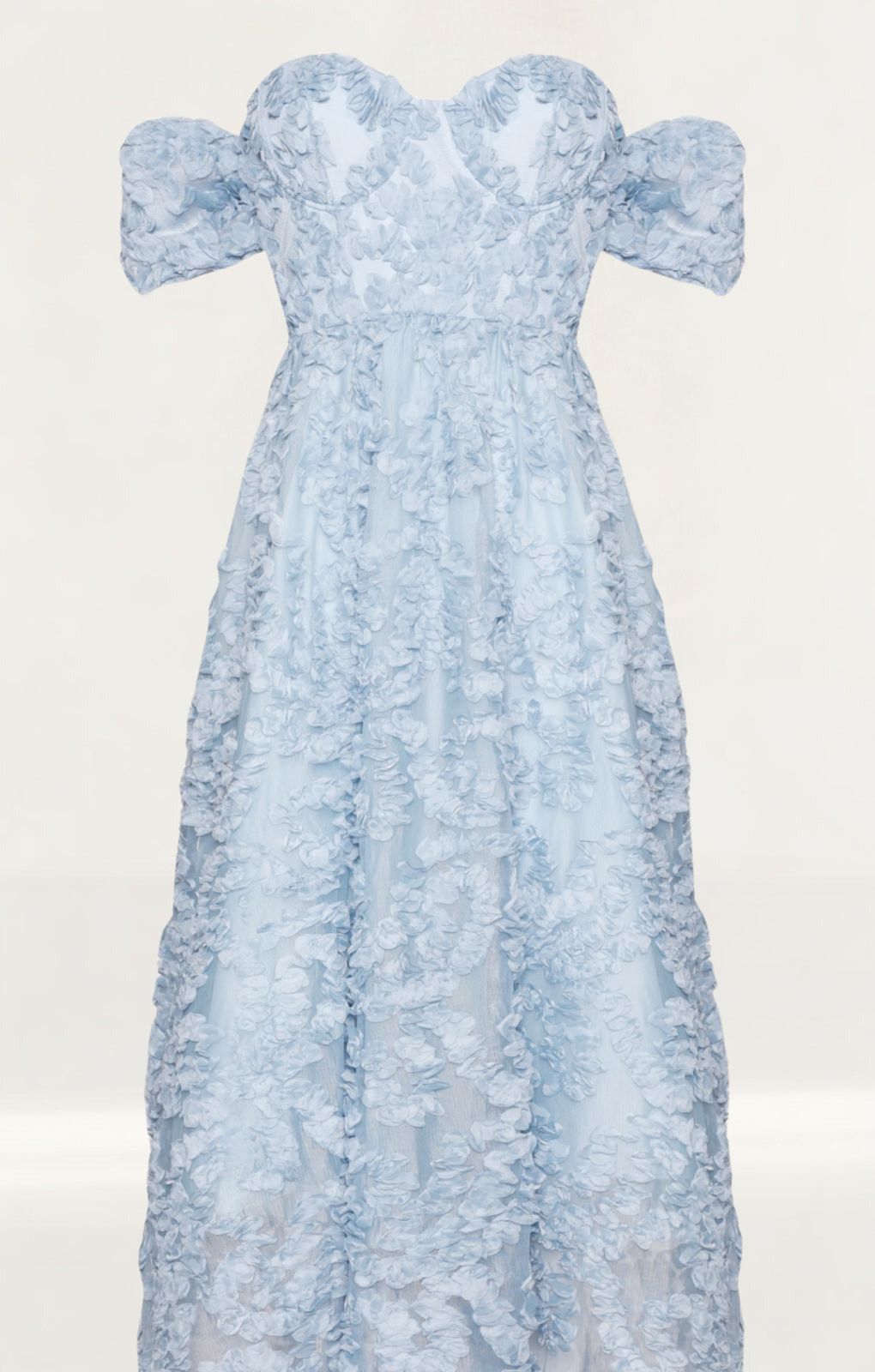 True Decadence Amelia Blue Bustier Midi Dress