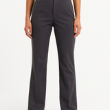 Vero Moda Tailored Kick Flare Trousers In Medium Grey Melange