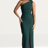 Vesper Cordula Forest Green Maxi Dress