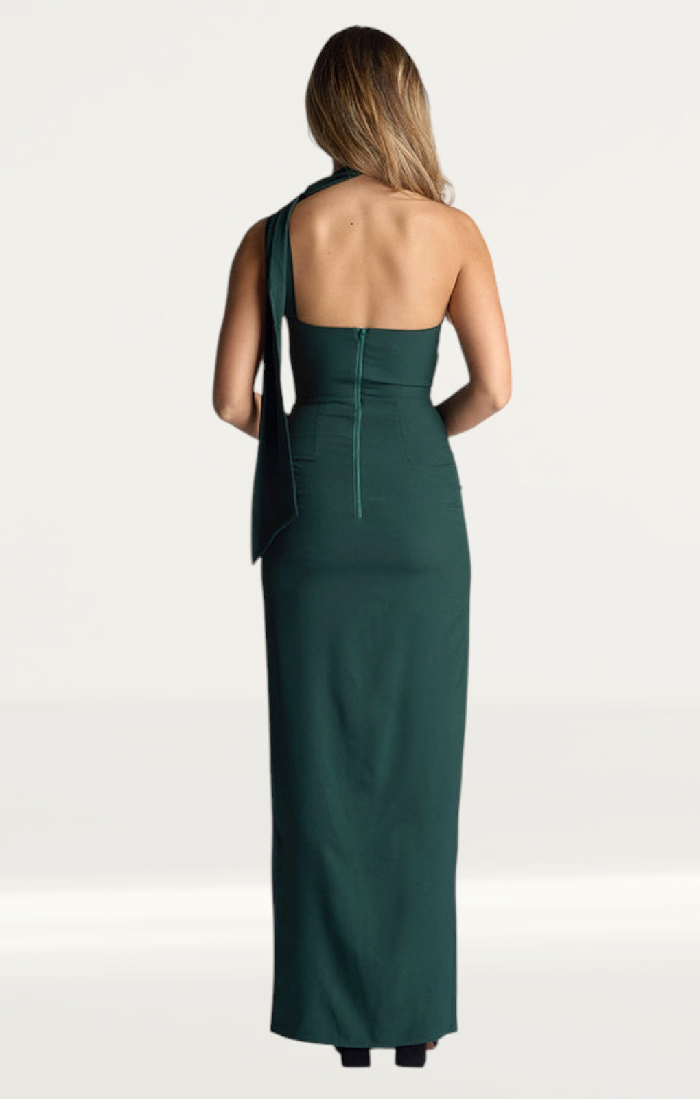 Vesper Cordula Forest Green Maxi Dress