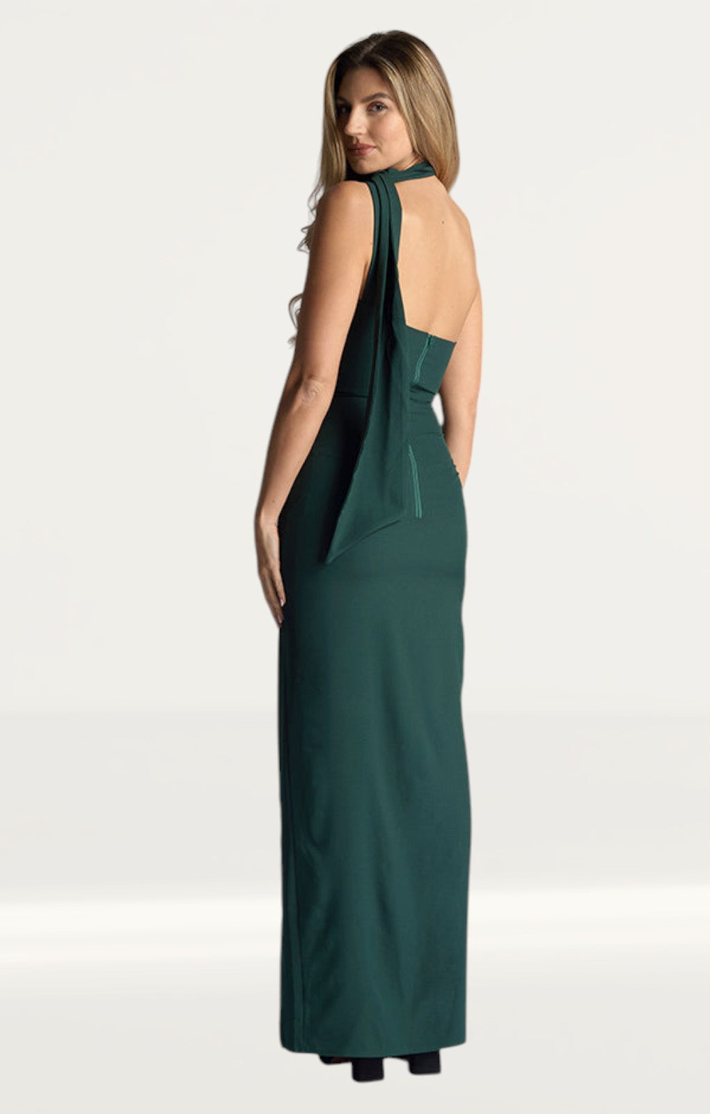 Vesper Cordula Forest Green Maxi Dress
