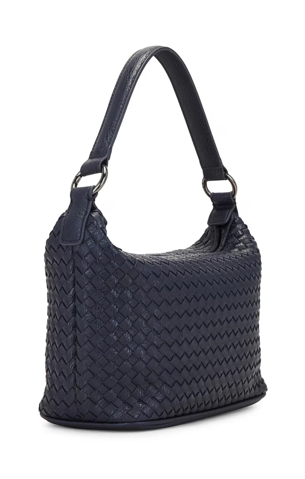 8 Other Reasons Navy Woven Shoulder Bag – accessories by 8 Other Reasons, available to rent from Hirestreet