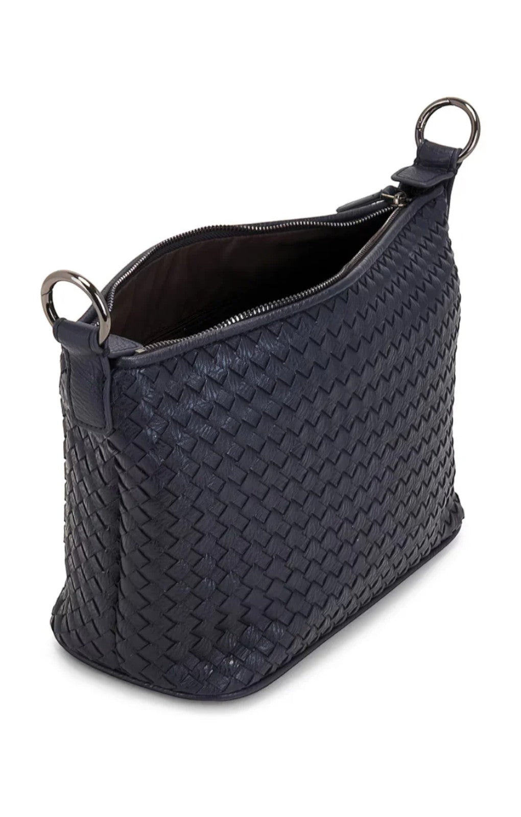 8 Other Reasons Navy Woven Shoulder Bag – accessories by 8 Other Reasons, available to rent from Hirestreet