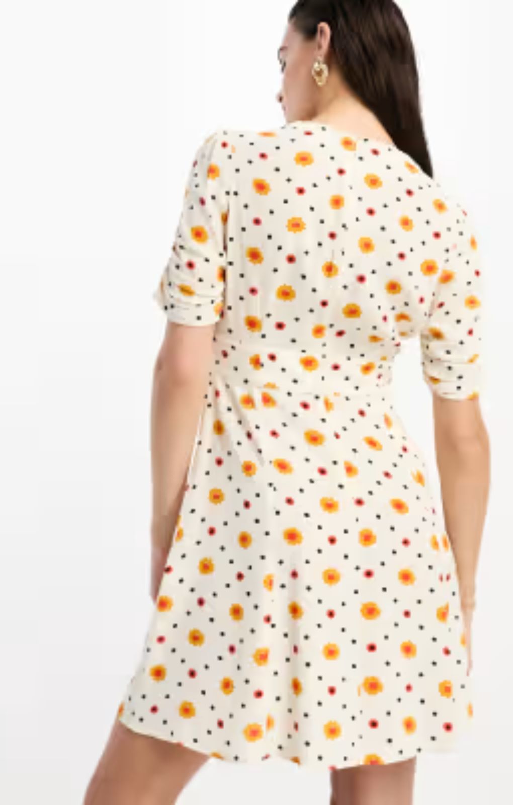 Whistles Short Sleeve Mini Dress In Flower Diamond – dresses by Whistles, available to rent from Hirestreet
