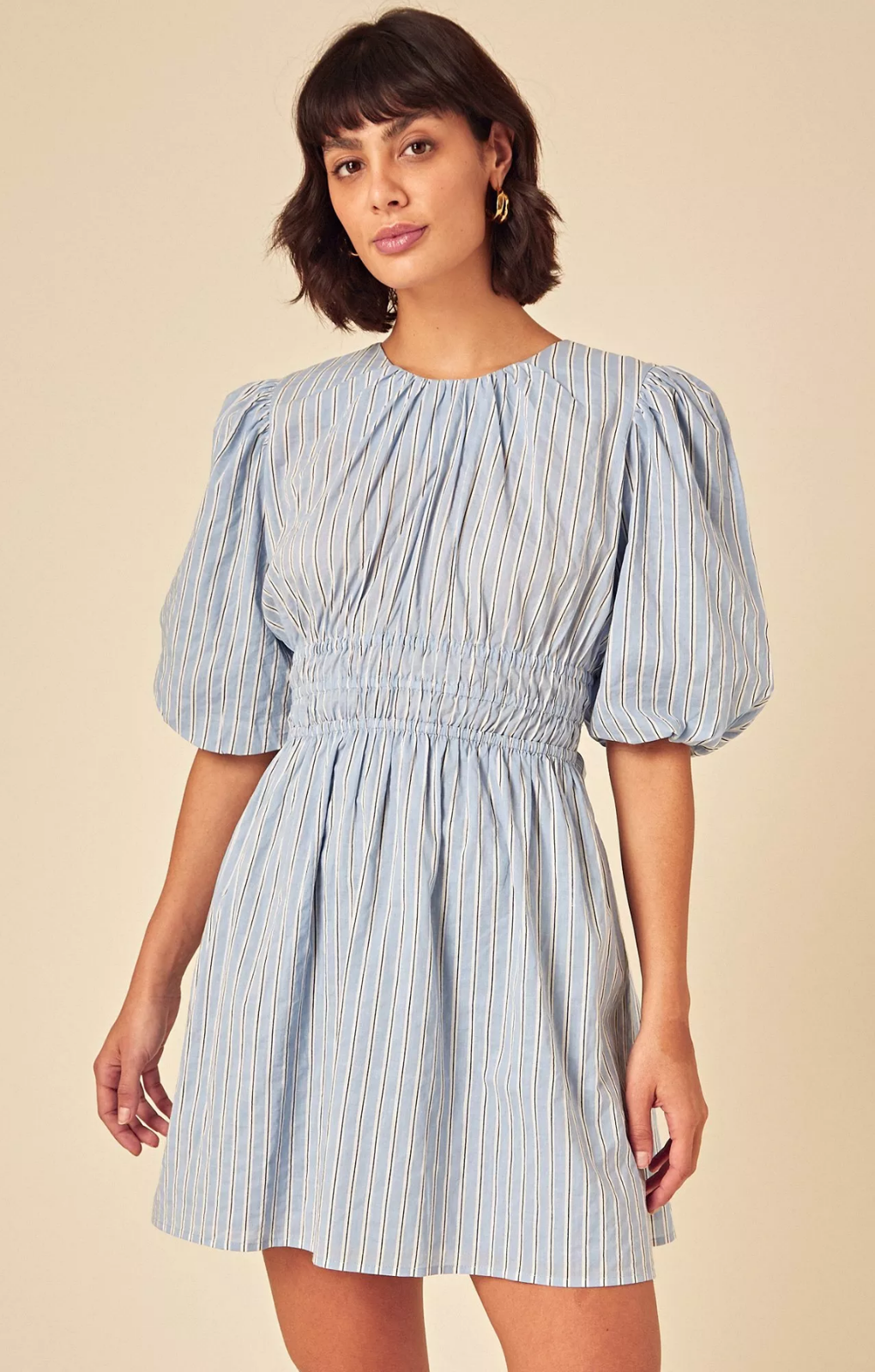 Rent Nobody's Child Blue Zelda Mini Dress | Hirestreet