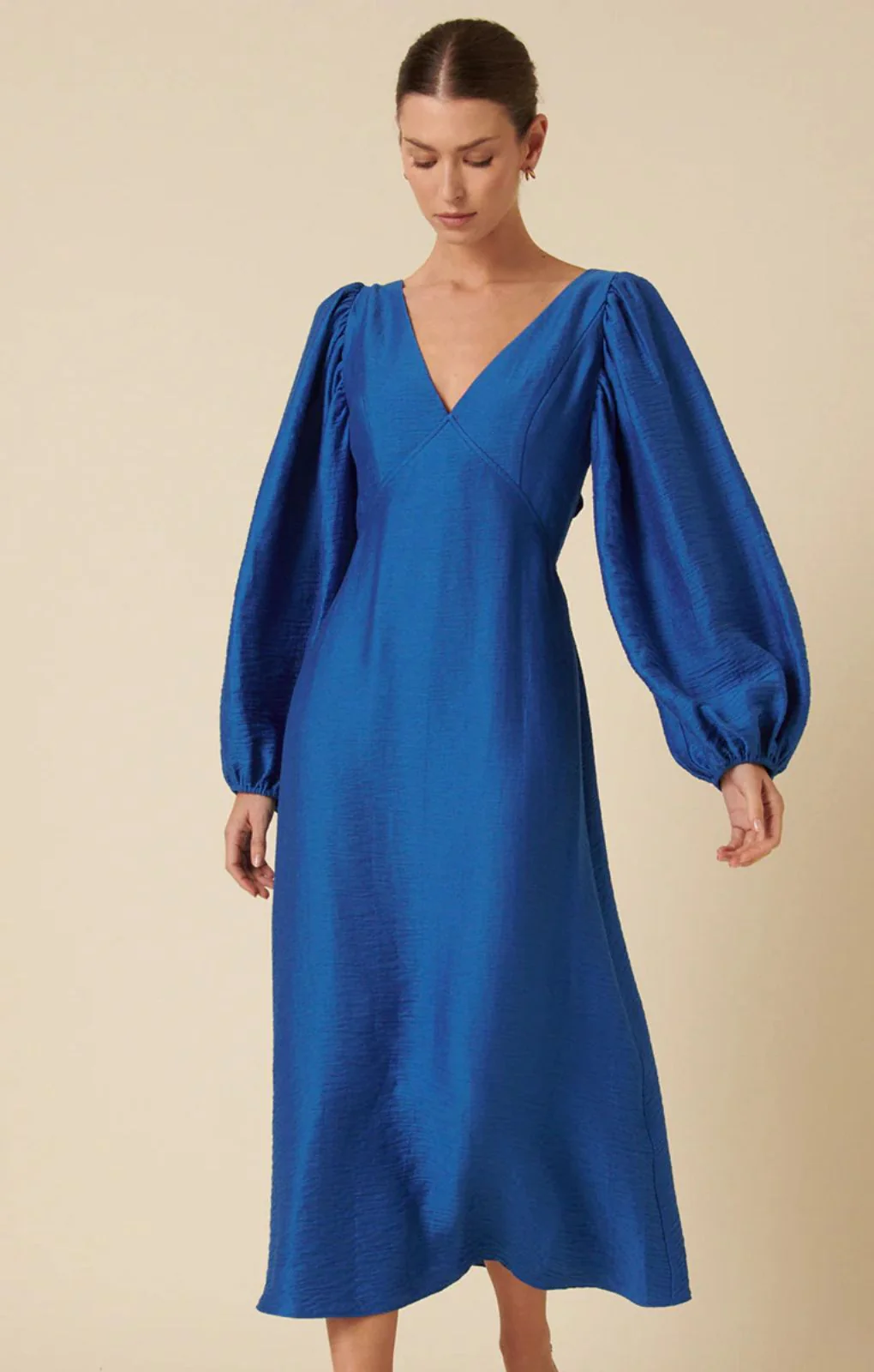zendaya midi dress Rent Nobody's Child Blue Zendaya Bow Back Midi Dress
