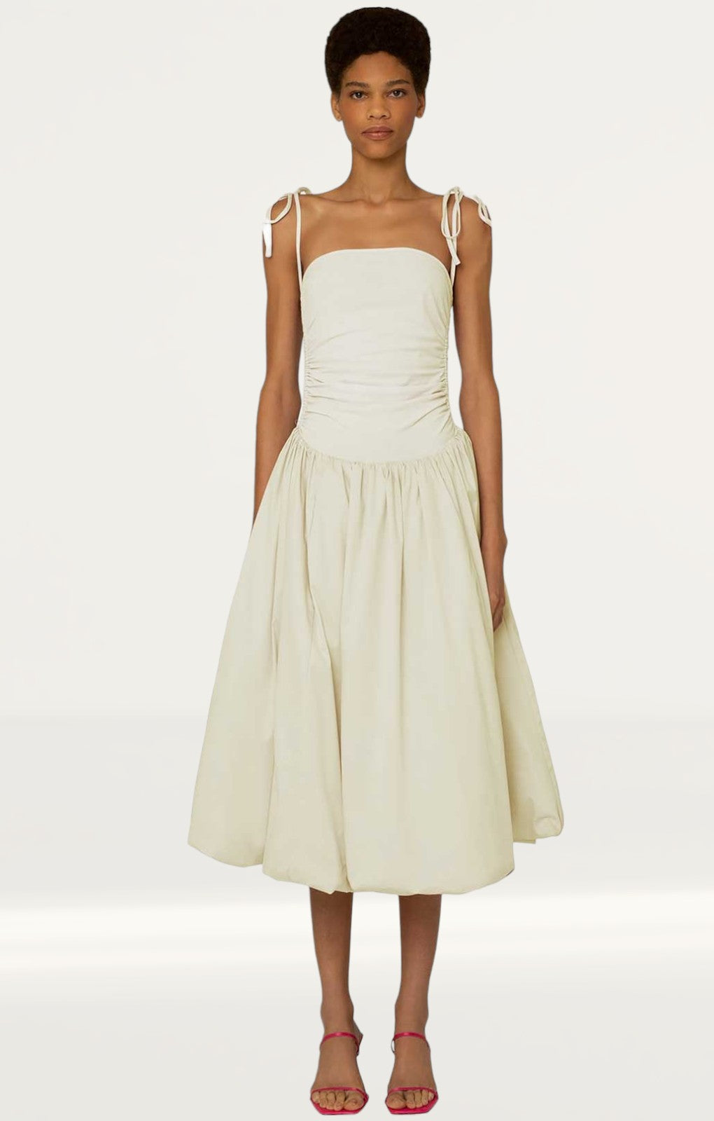 Amy Lynn Milk Alexa Puffball Dress