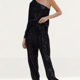 Anne Louise Boutique Black Sequin Set