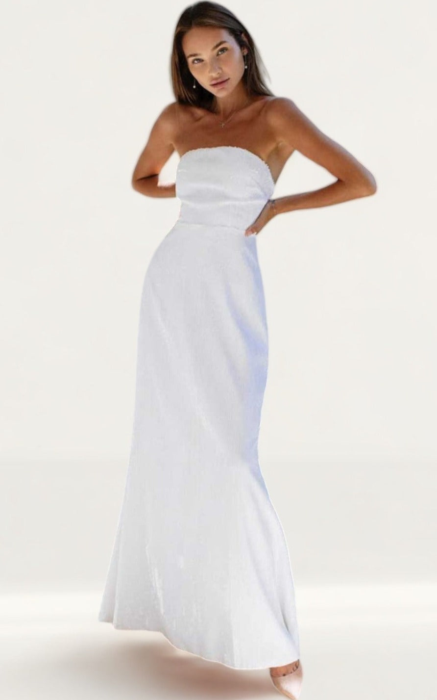 Anne Louise Boutique Mira Strapless Sequin Dress