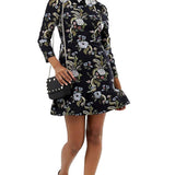 ASOS DESIGN Square Neck Midi Dress with Lace Collar