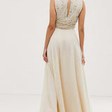 ASOS DESIGN Maxi Dress with Pearl Detail
