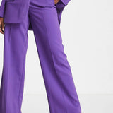 Asos Design Relaxed Suit Trousers In Purple – trousers by ASOS DESIGN, available to rent from Hirestreet