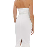 ASOS DESIGN Tall Premium Faux Feather Detail Dress
